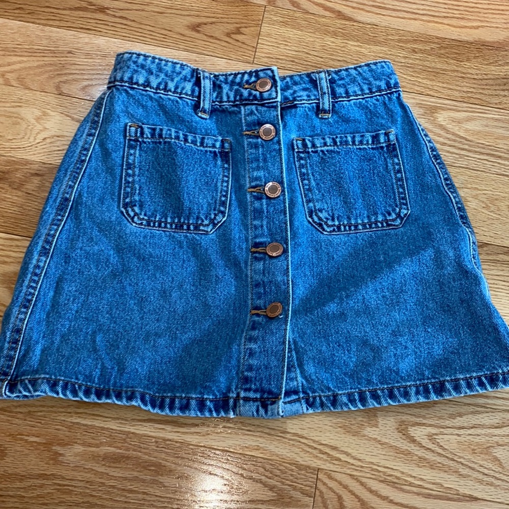 Bershka Denim Mini Skirt